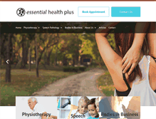 Tablet Screenshot of essentialhealthplus.com.au